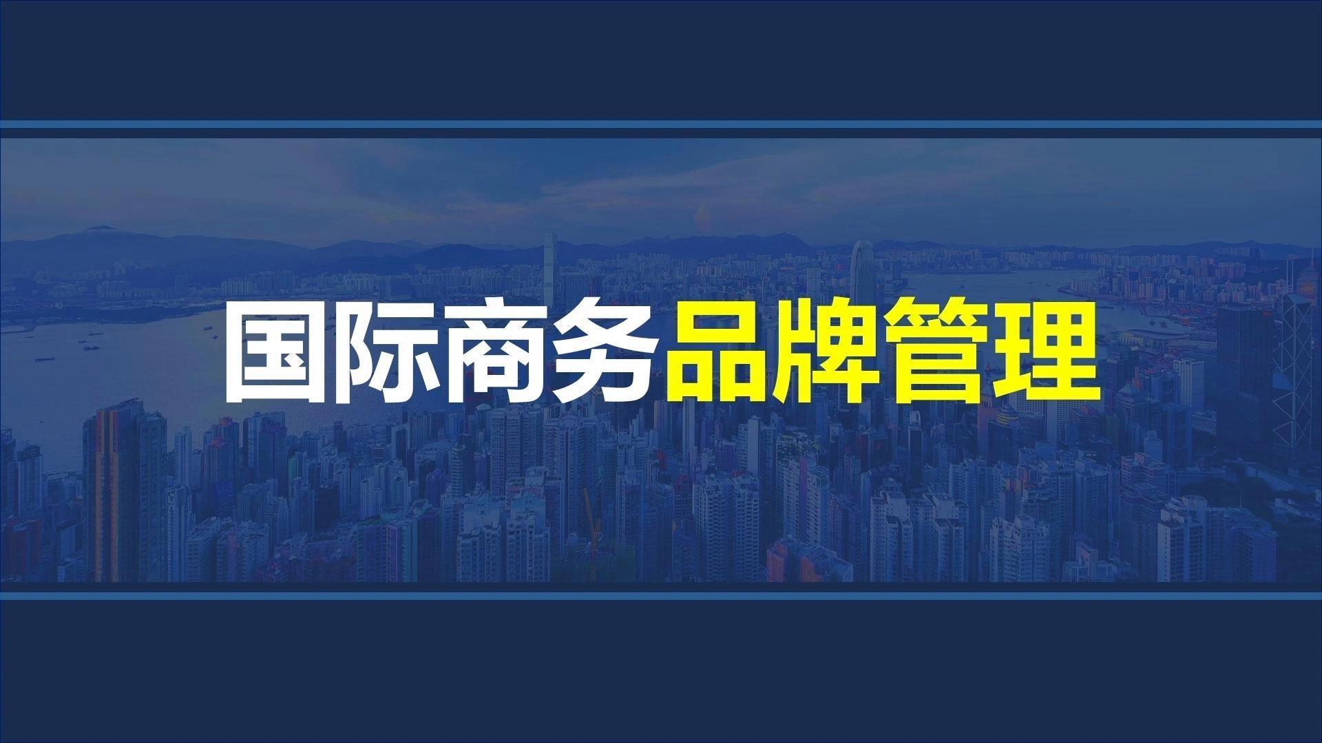 國際商務(wù)品牌管理 從戰(zhàn)略到價值